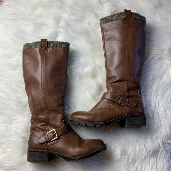 Knee High Brown Riding Boots - Picture 1 of 6